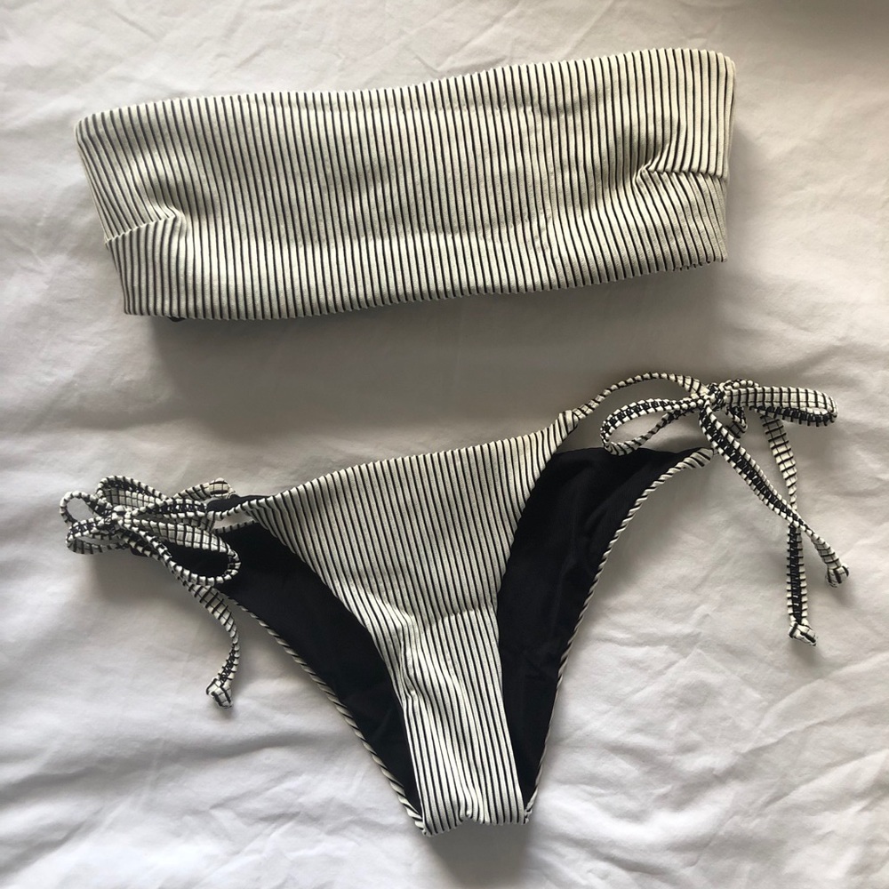 Zulu and Zephyr Striped Bikini